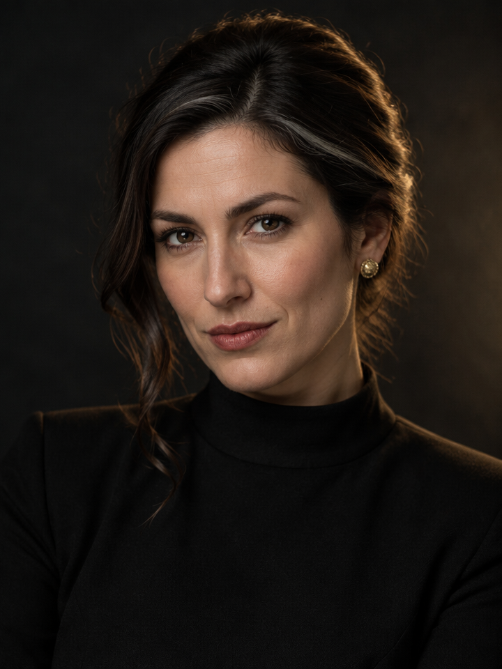 Ilvana, fictional AI companion portrait